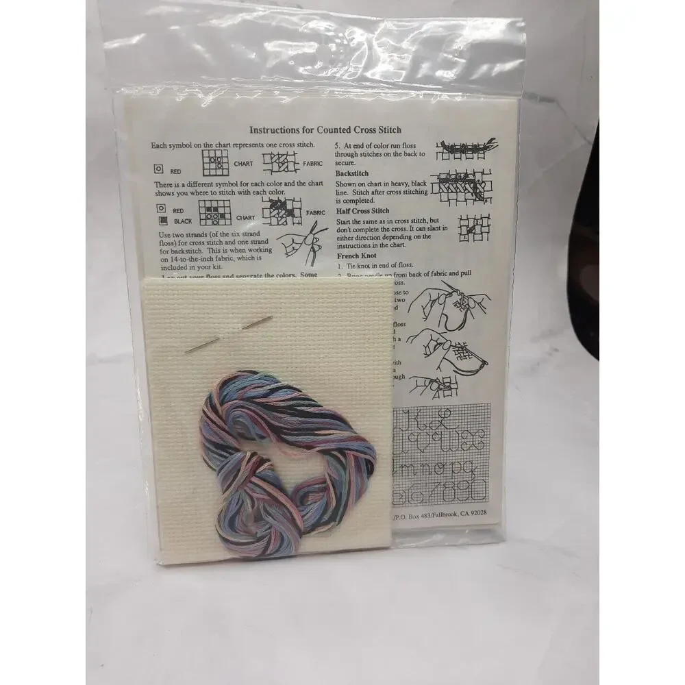 Banar Designs Counted Cross Stitch Kit Sisters Are Forever Friends CSK-29 5x7